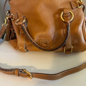 Dooney & Bourke Brown Leather Shoulder Bag